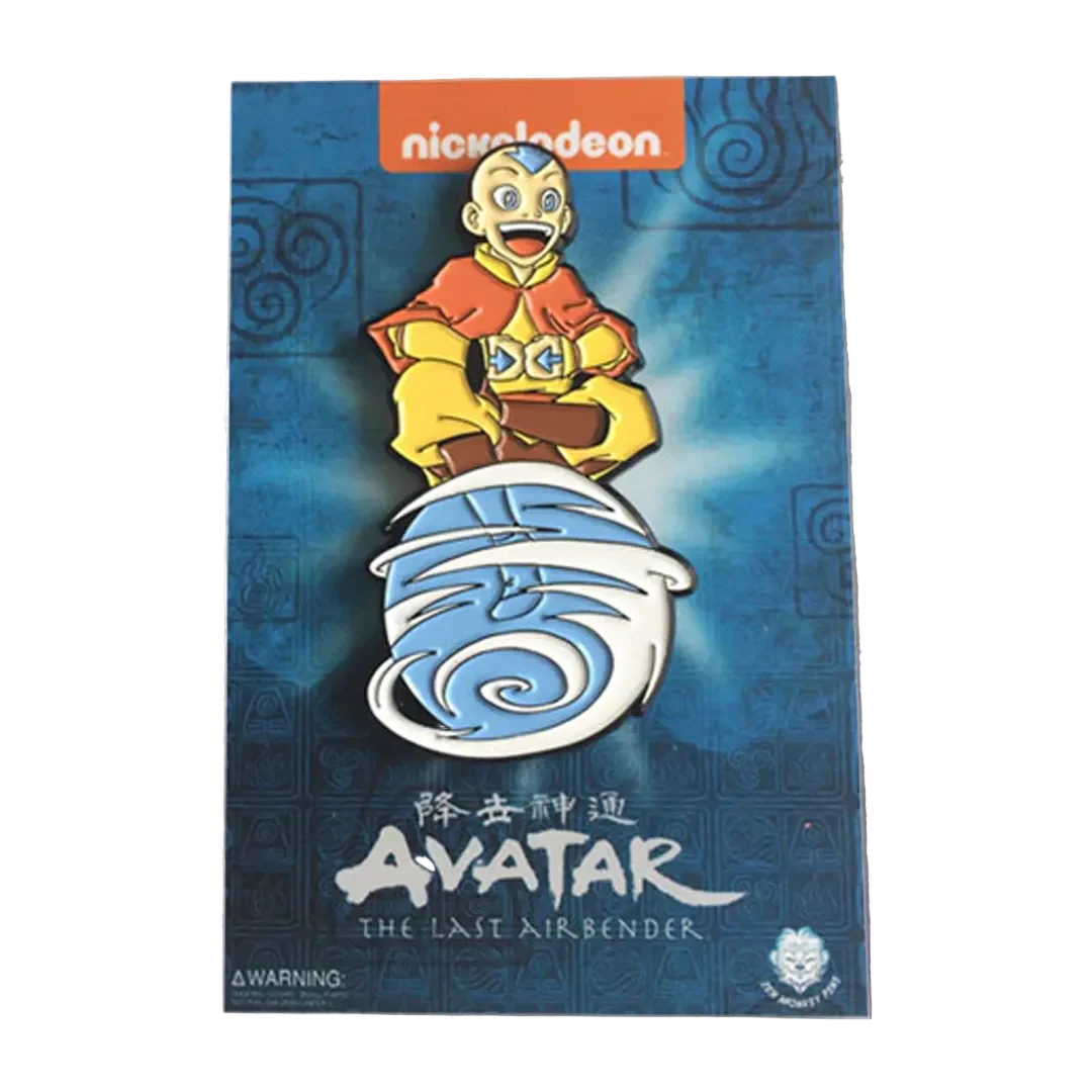 Aang on Air Scooter  - Avatar: The Last Airbender Enamel Pin