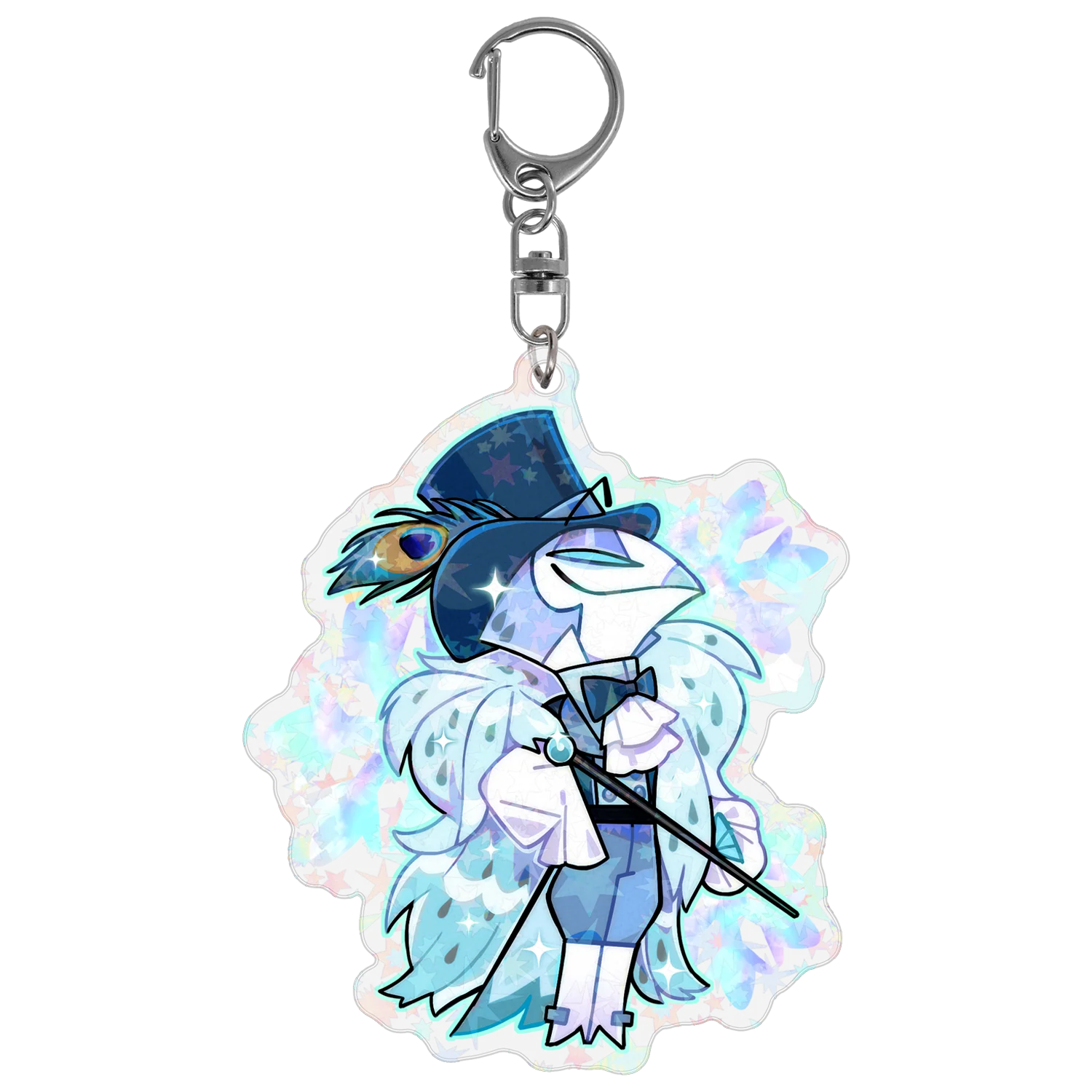 Andrealphus - Cozy Winter - Holographic Keychain *LIMITED STOCK*