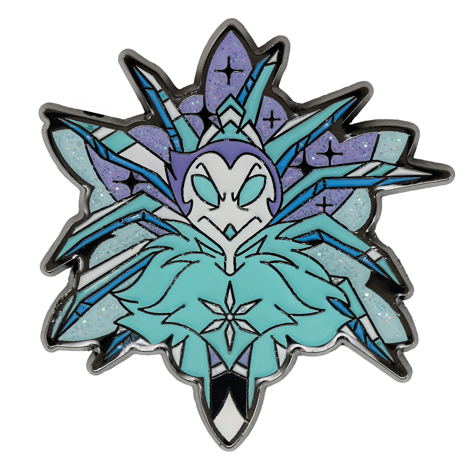 Powered Up Andrealphus - Glitter Enamel Pin
