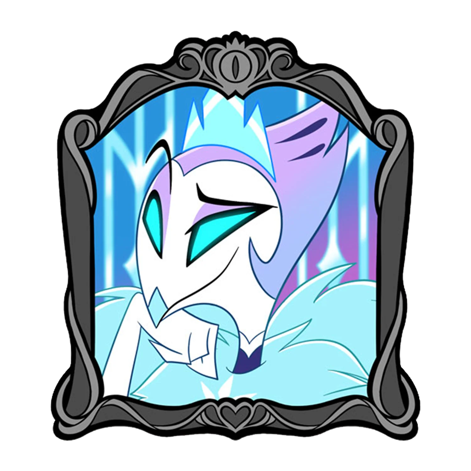 Andrealphlus Changing Portrait - Lenticular Pin *FINAL SALE*