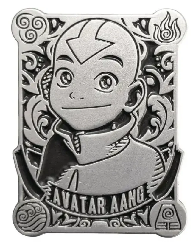 Avatar: The Last Airbender - Aang Silver Badge Pin *LAST CHANCE*