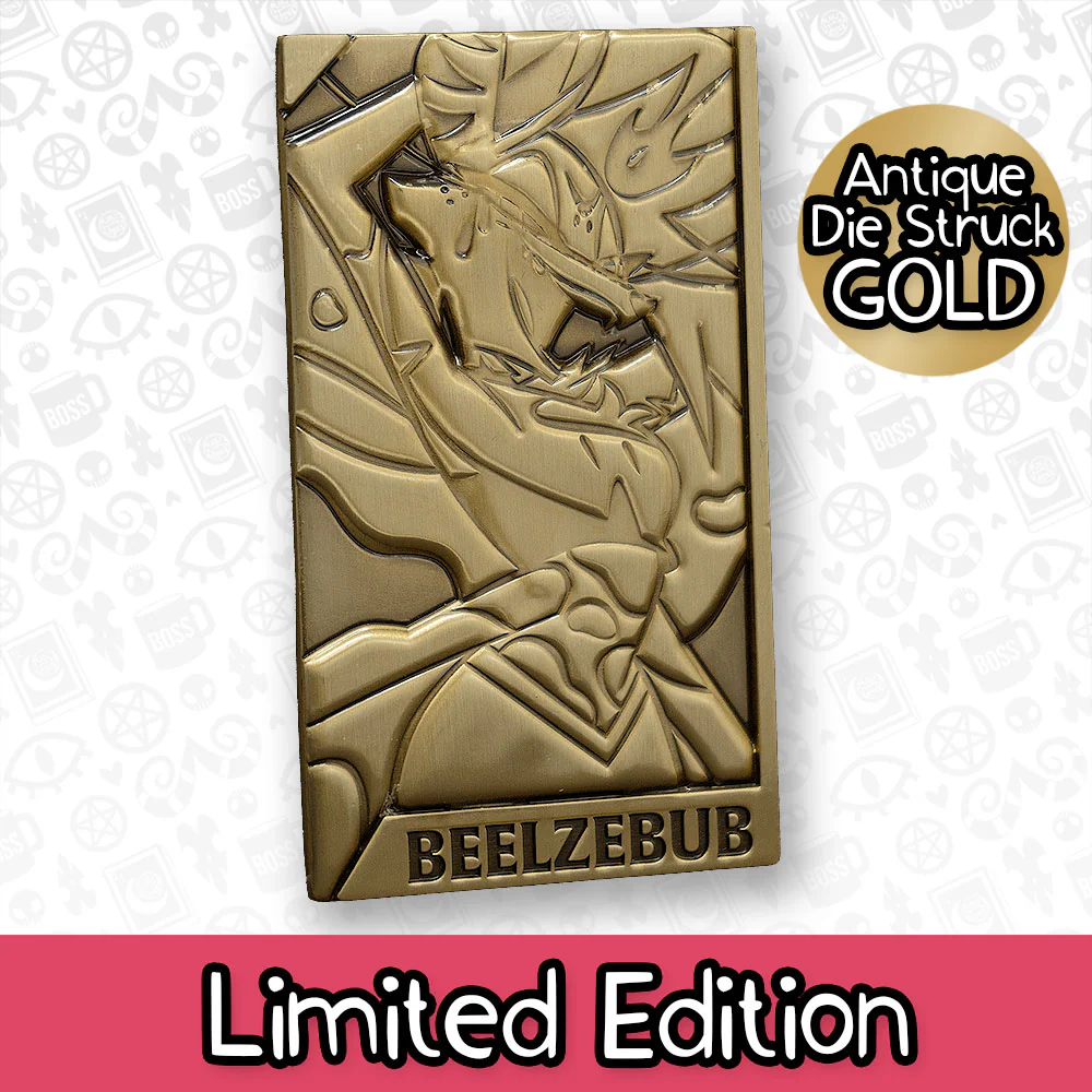 Beelzebub Gold Plated Metal Collectible Card *FINAL SALE* - Image 3