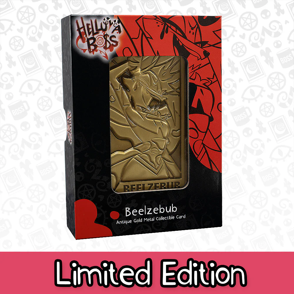 Beelzebub Gold Plated Metal Collectible Card *FINAL SALE* - Image 4