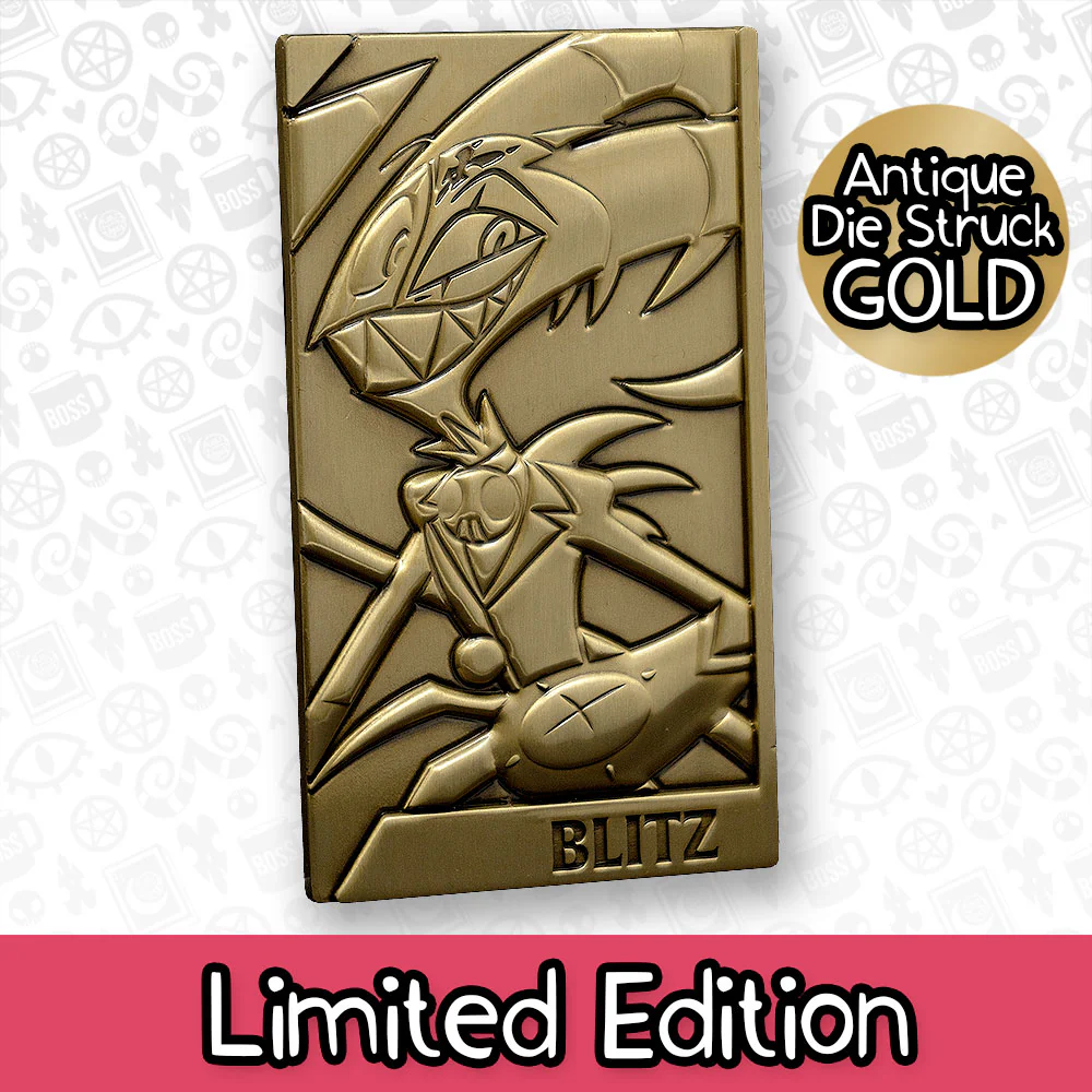 Blitz Gold Plated Metal Collectible Card *FINAL SALE* - Image 3