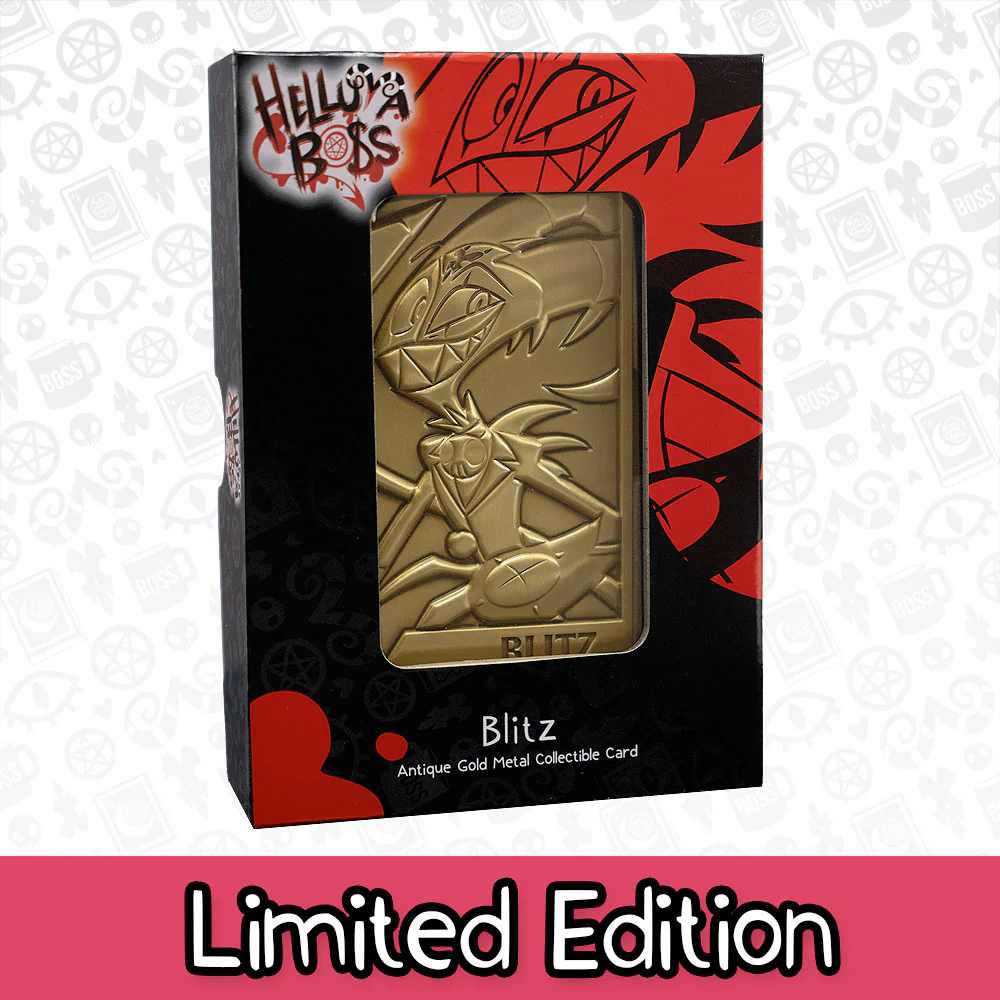 Blitz Gold Plated Metal Collectible Card *FINAL SALE* - Image 4