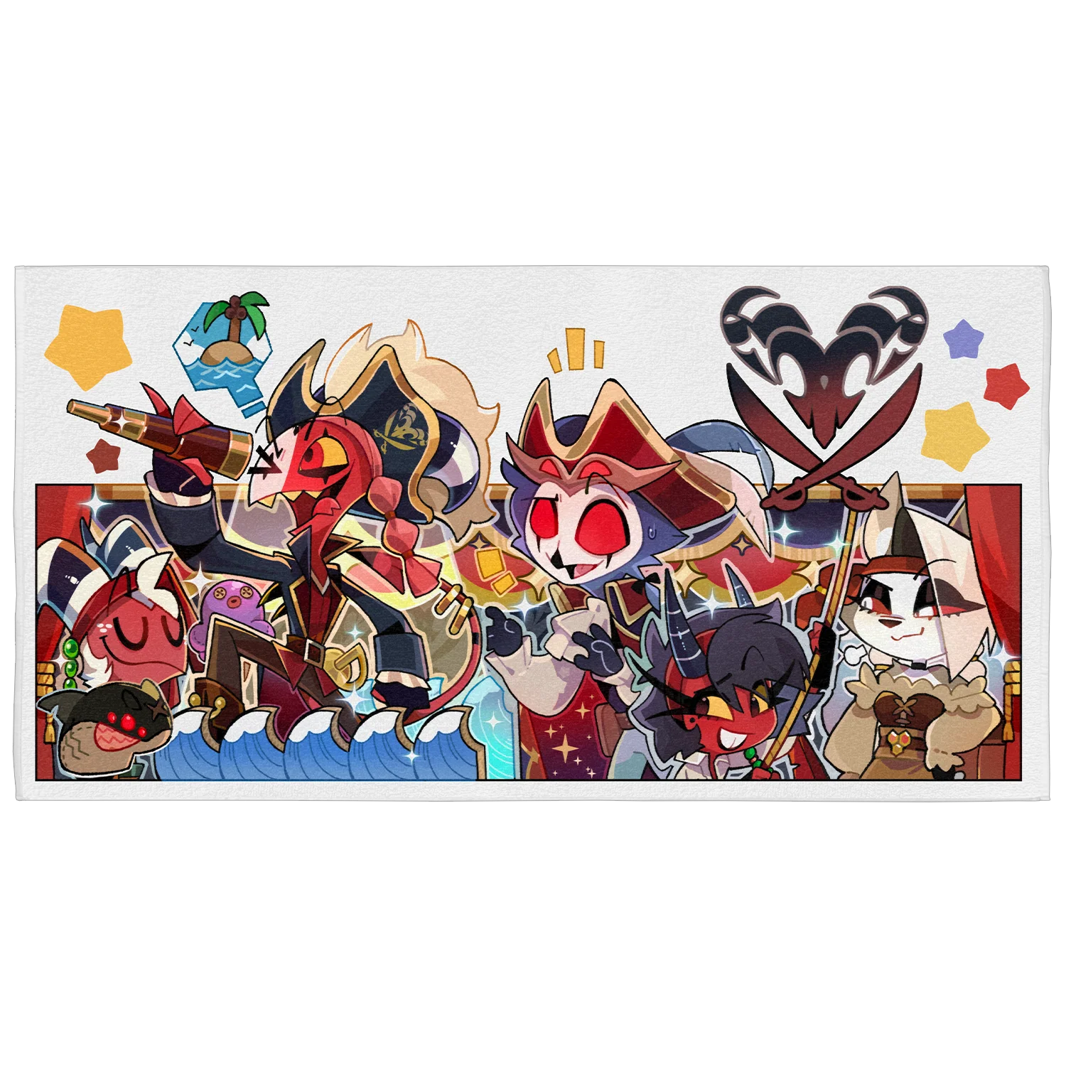 Blitz's Ship Beach Towel