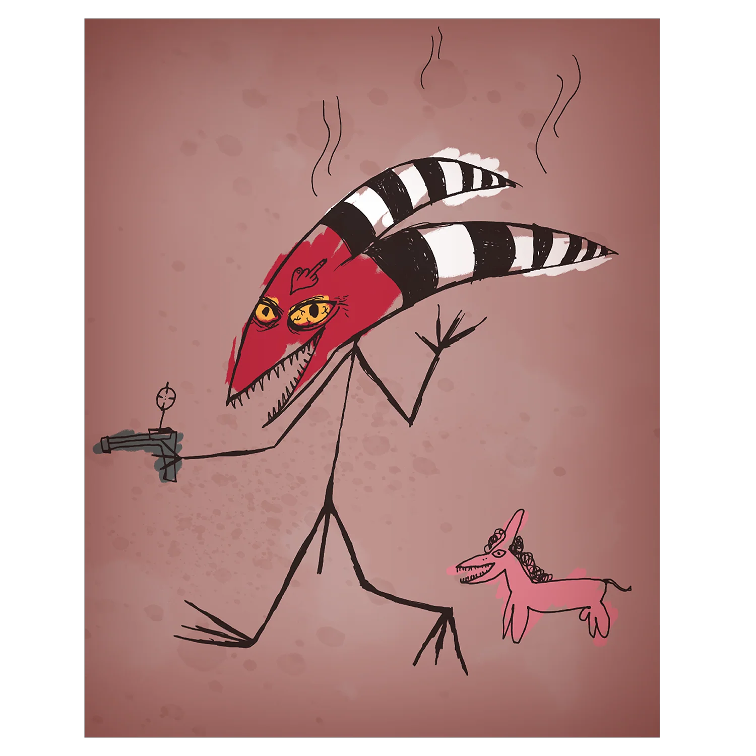 Brandon's Blitz Drawing Poster Print *PRE-ORDER*