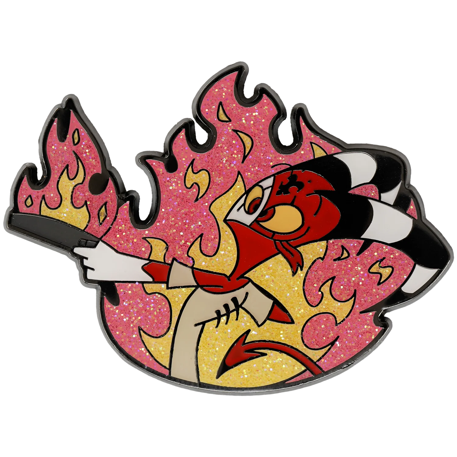 Breakfast Blitz - Glitter Enamel Pin