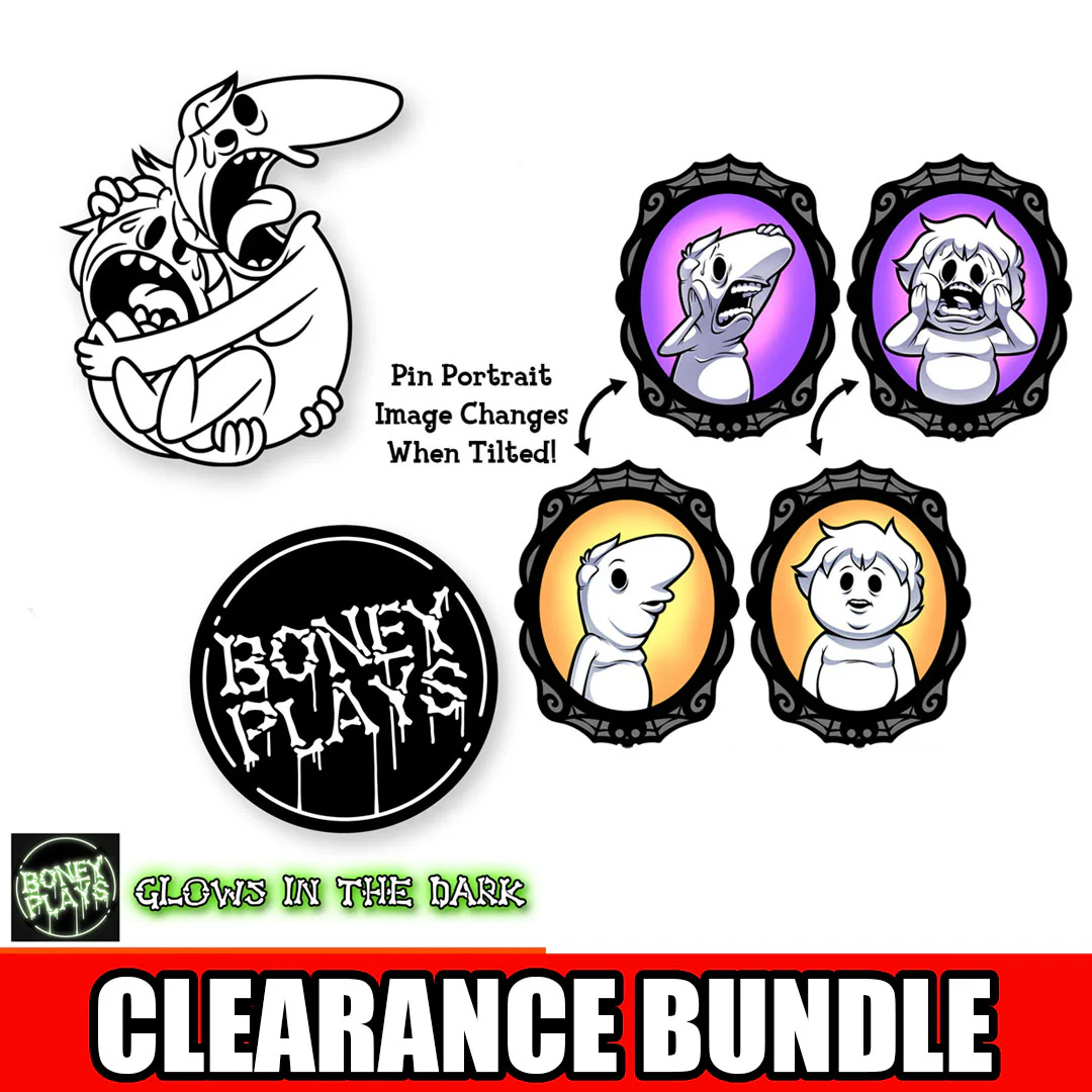 Chris and Zach Get Spooked + Portrait Set + Boney Logo *CLEARANCE*