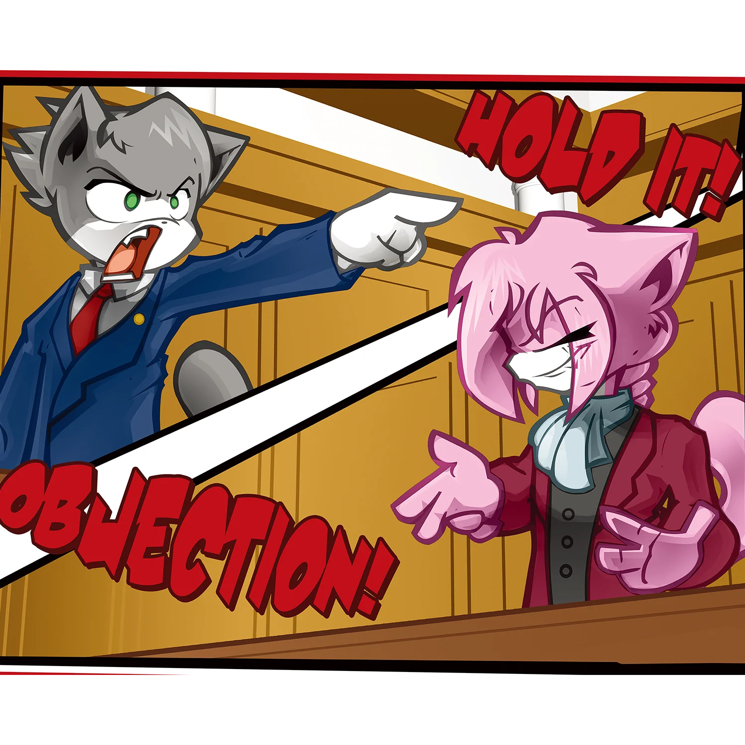 Courtroom Action - Poster Print *LAST CHANCE*