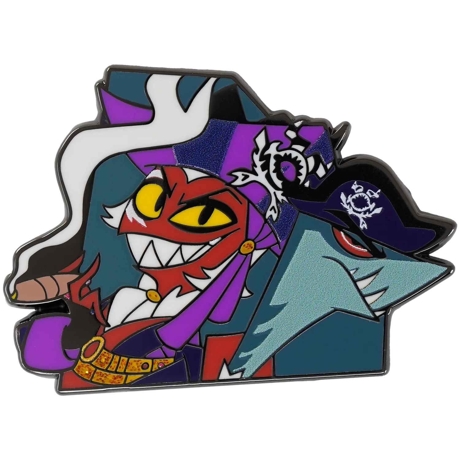 Crimson + Al - Pirate Enamel Pin