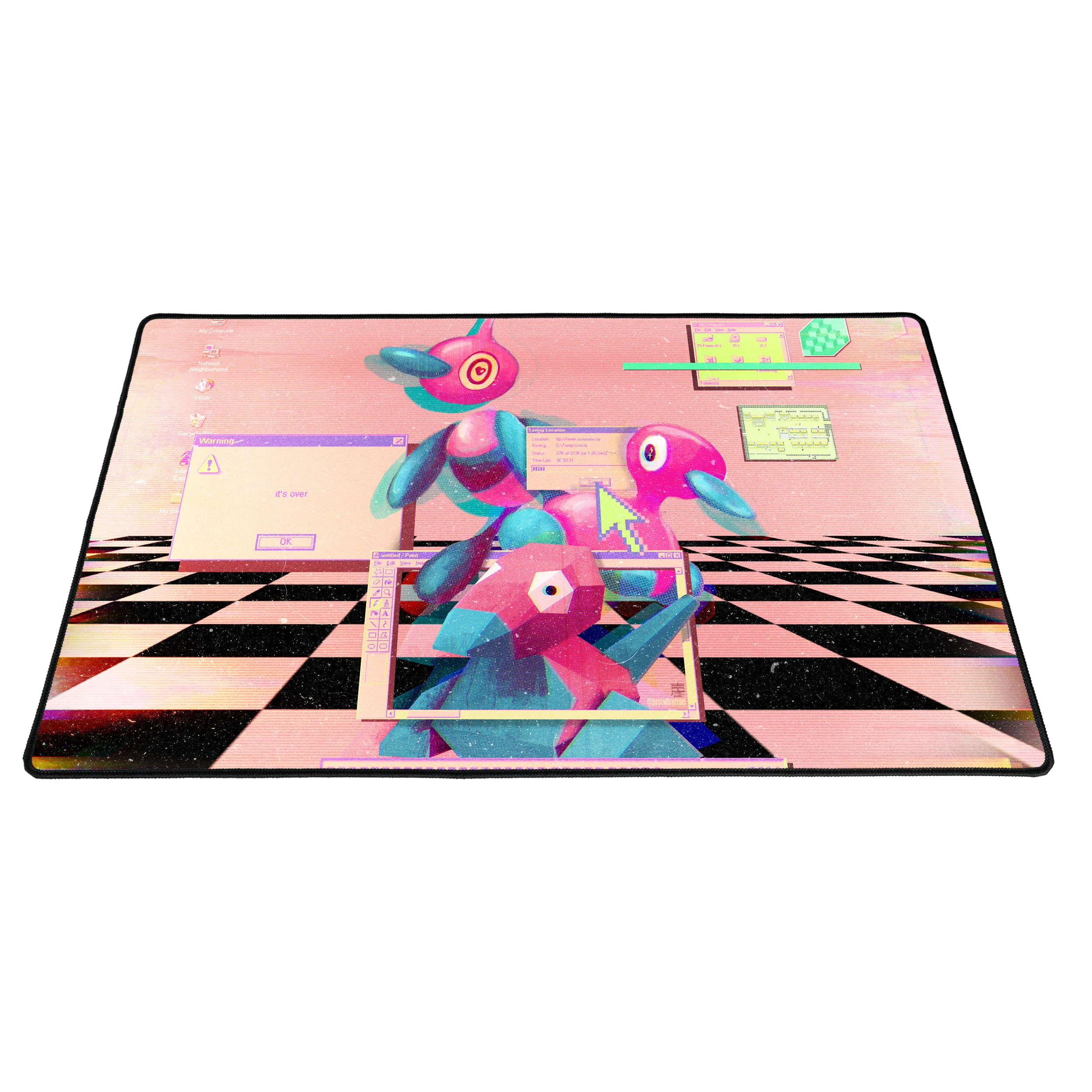 Cyber Distruption Zoneless - Playmat