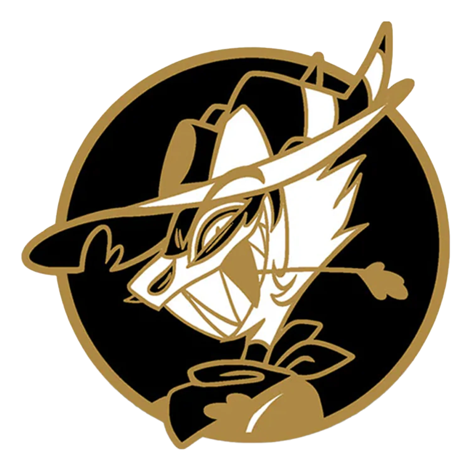 Demon Striker GOLD Enamel Pin *FINAL SALE*