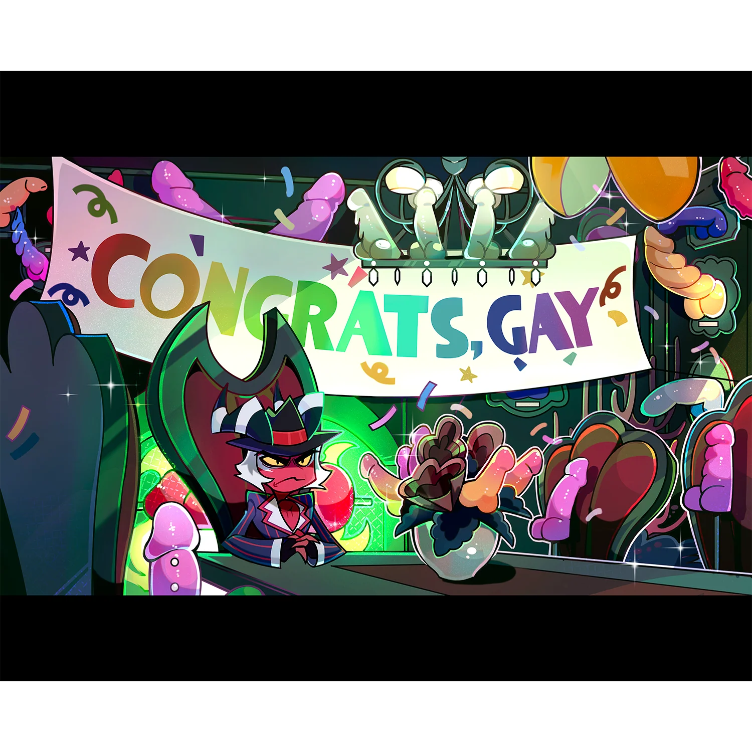 Exes and Oohs - Congrats Gay Poster Print *PRE-ORDER*