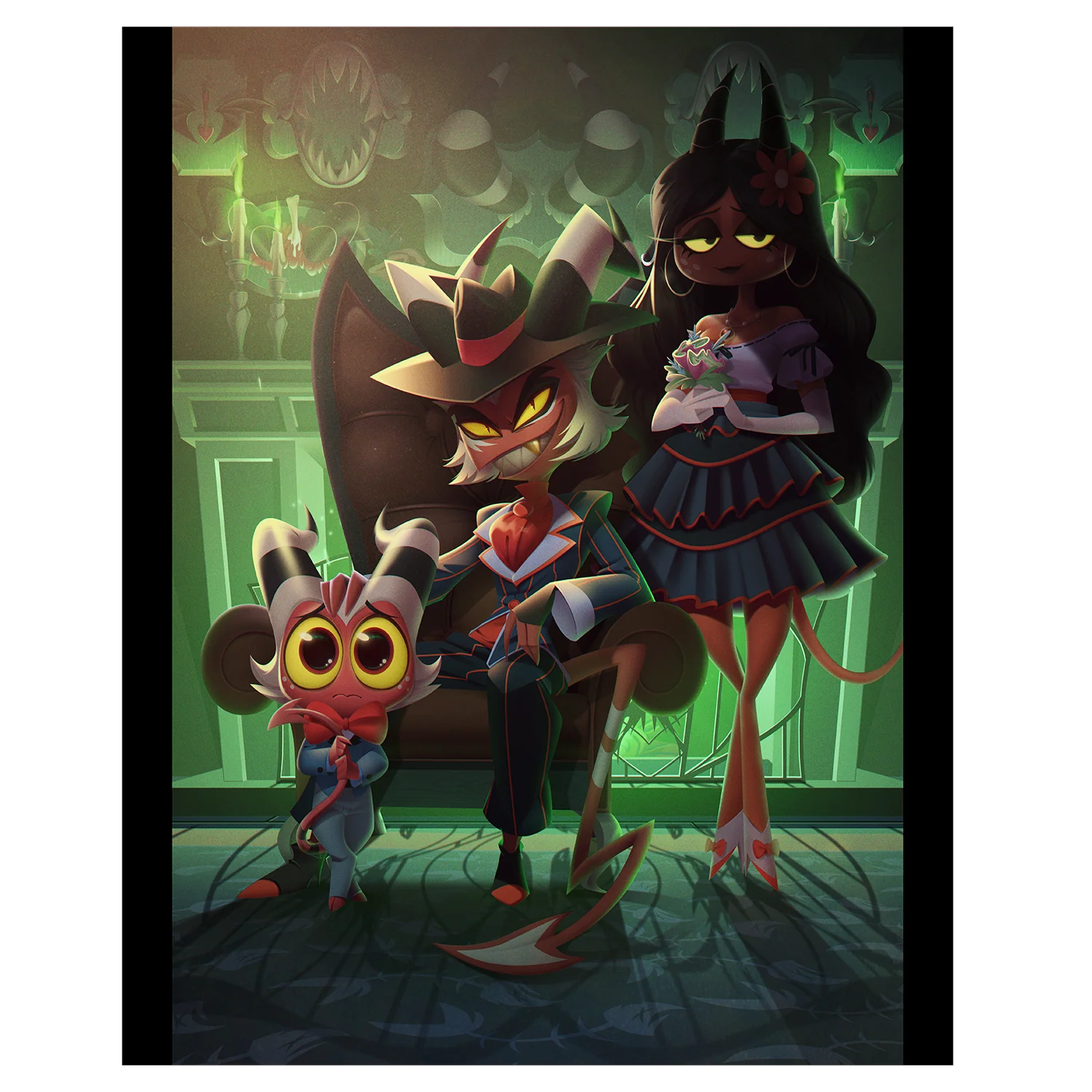 Exes and Oohs - Family Portrait Poster Print *PRE-ORDER*