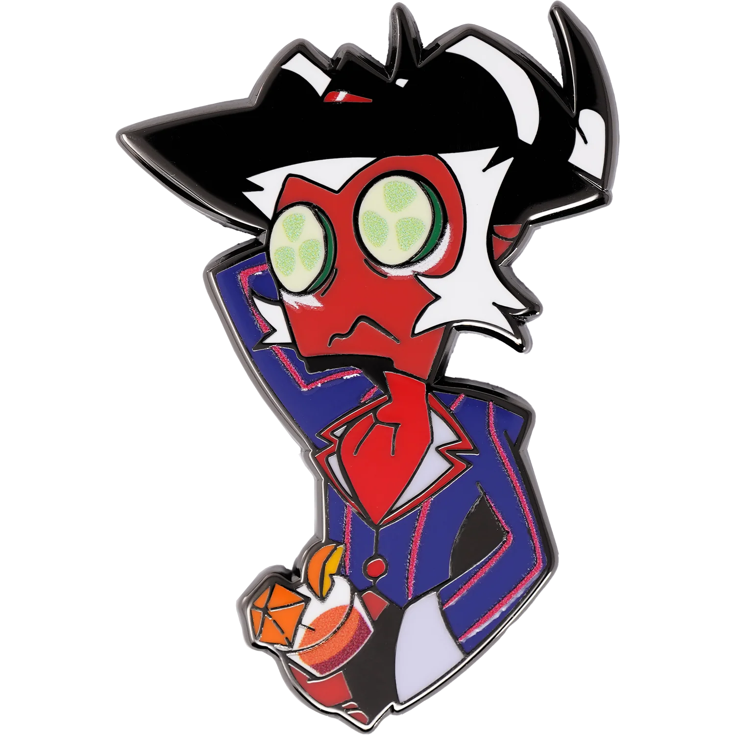 Exes and Oohs - Vacation Crimson Enamel Pin *LIMITED STOCK*