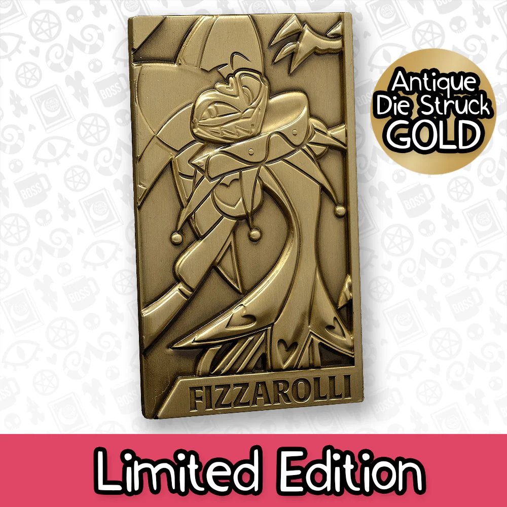 Fizzarolli Gold Plated Metal Collectible Card *FINAL SALE* - Image 3