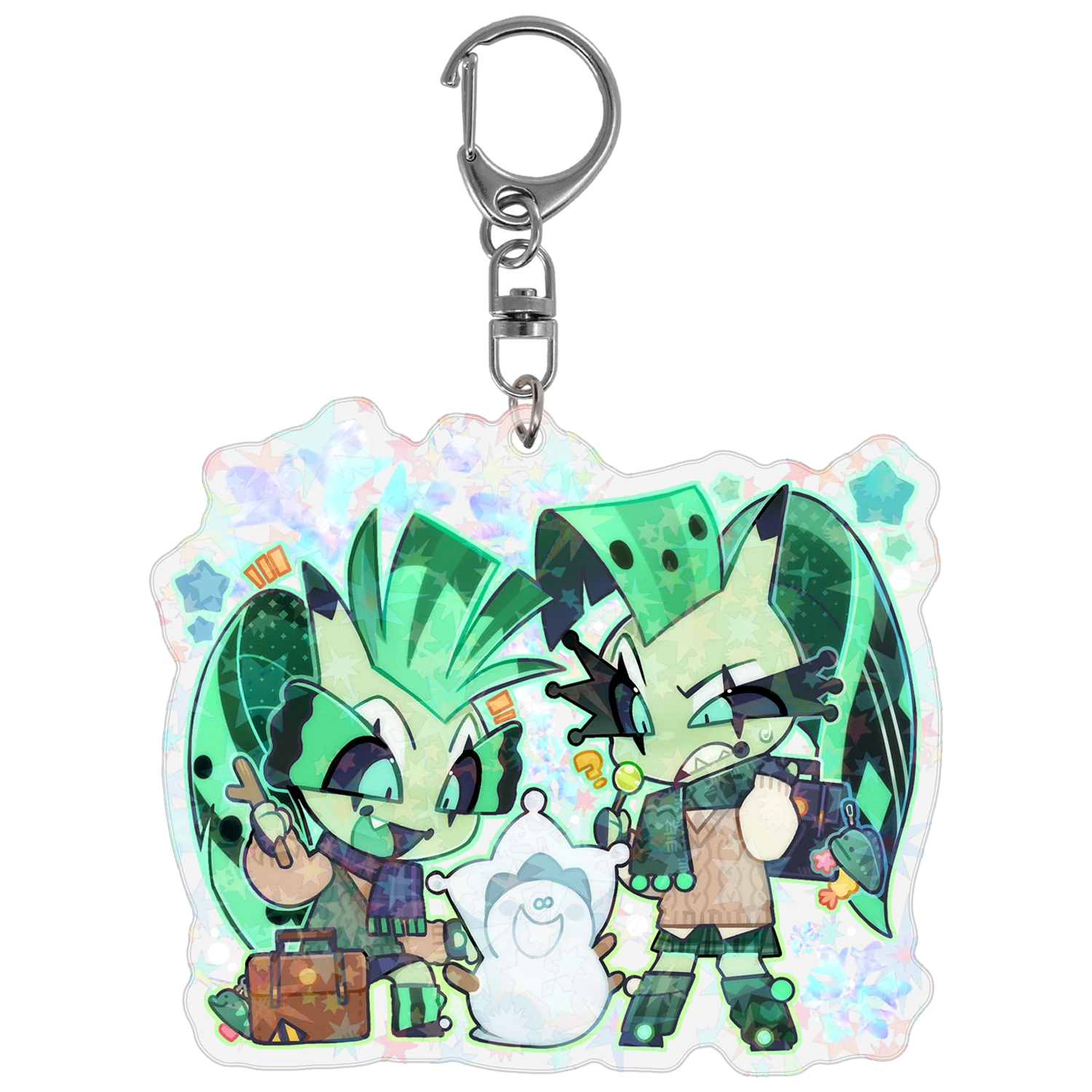 Glitz & Glam - Cozy Winter - Holographic Keychain *LIMITED STOCK*