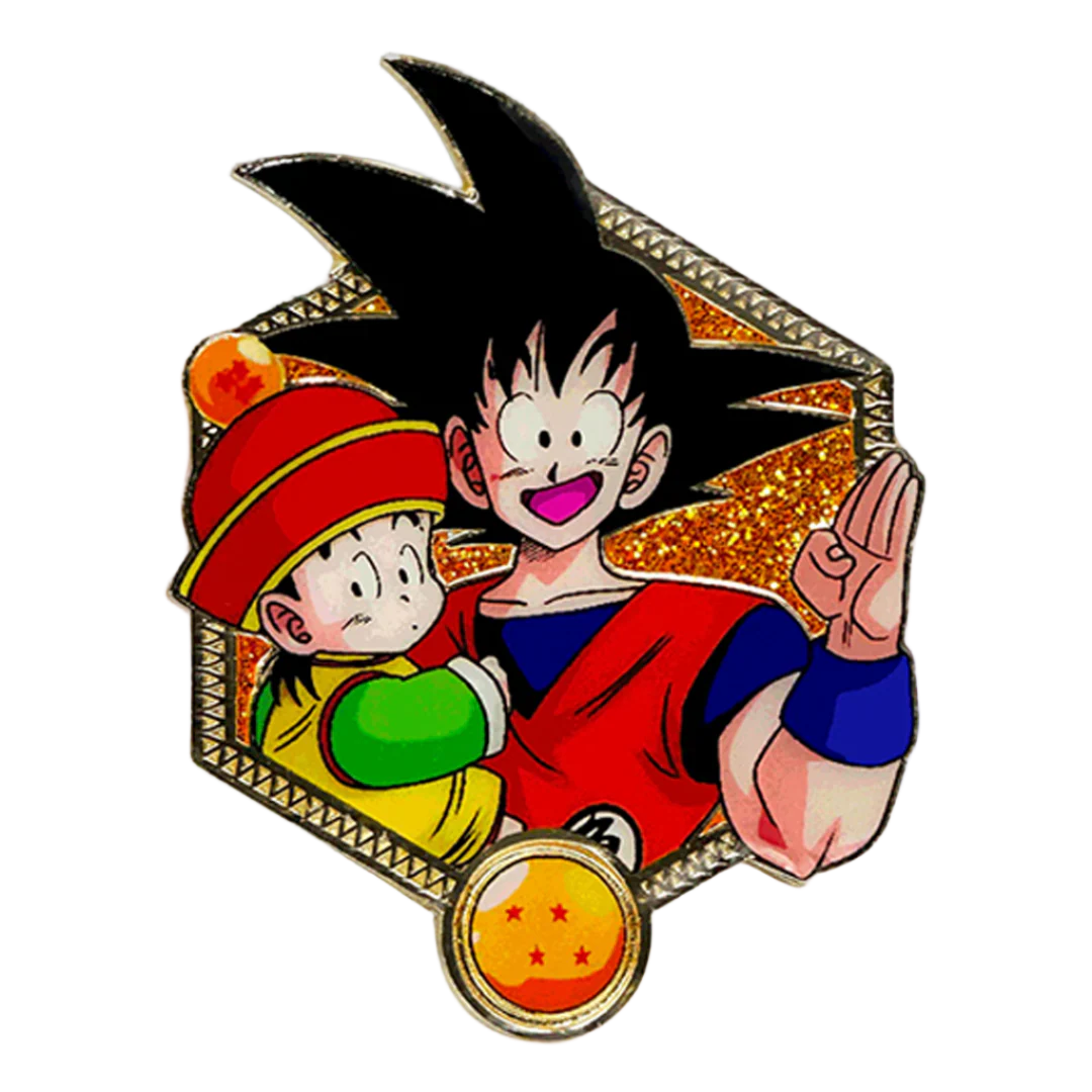 Golden Series 2: Goku and Baby Gohan - DBZ Pin