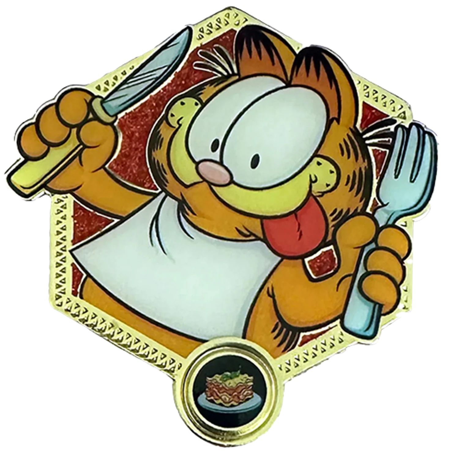 Golden Series 2: Hungry Garfield - Garfield Pin *LAST CHANCE*