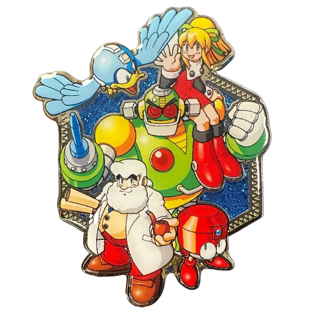 Golden Series 2: Rock's Family - Mega Man Classic Pin
