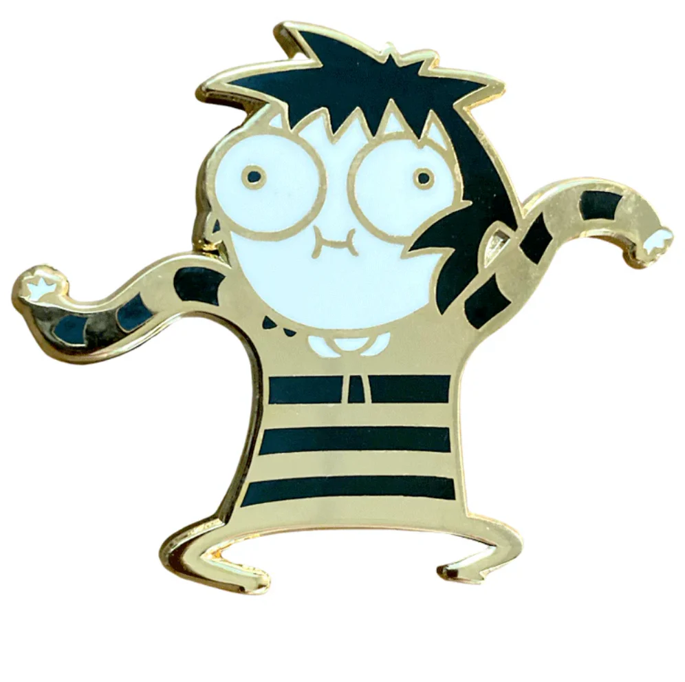 Golden Weirdo: Sarah's Scribbles Collectible Pin *LAST CHANCE*