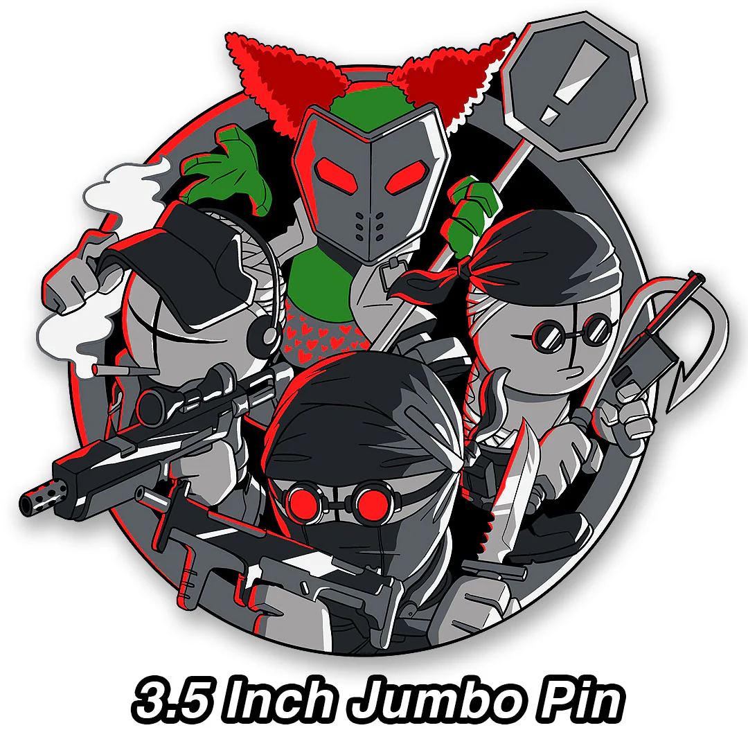 Group Shot - Jumbo Pin *LIMITED STOCK*