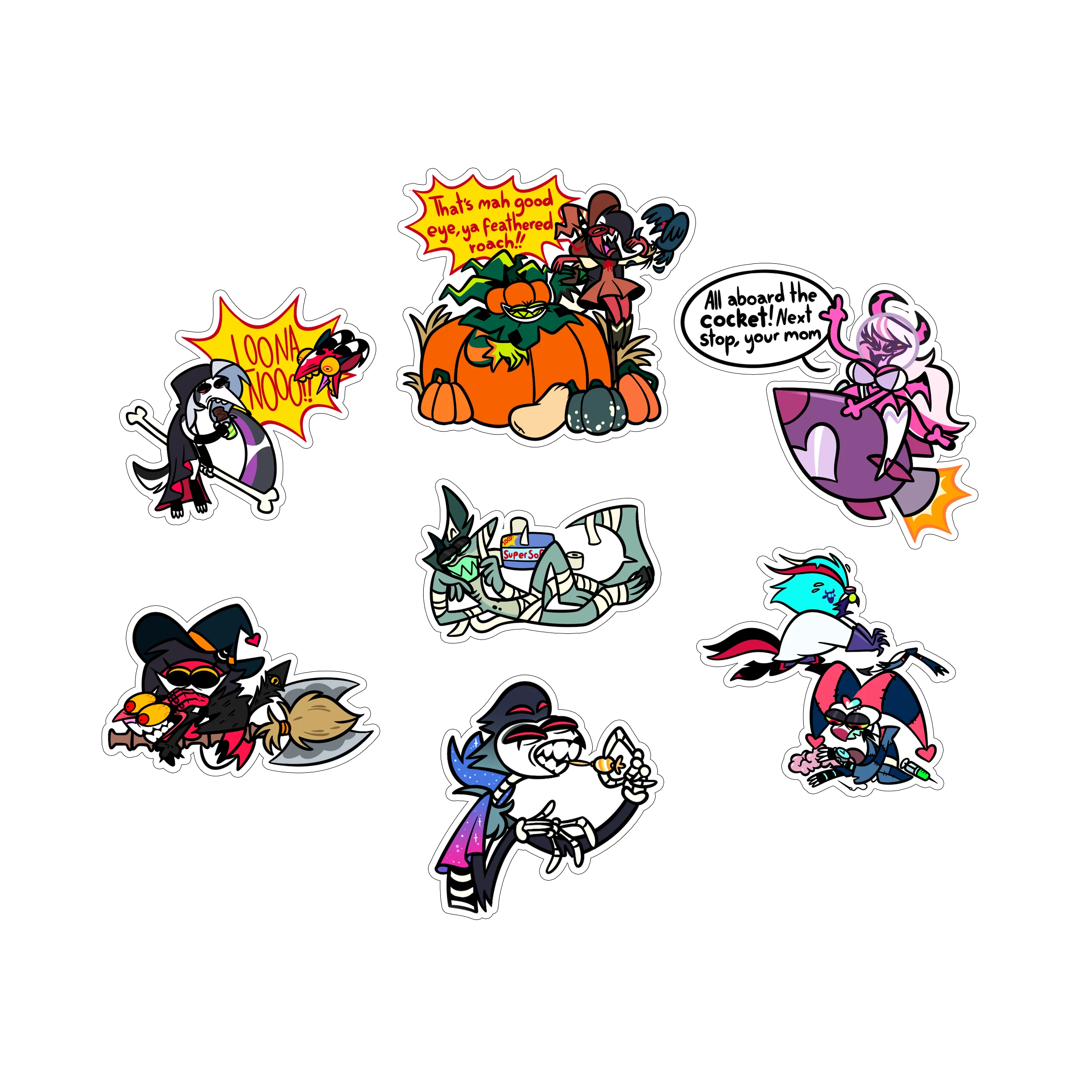 Halloween Sticker Set 1 *FINAL SALE*