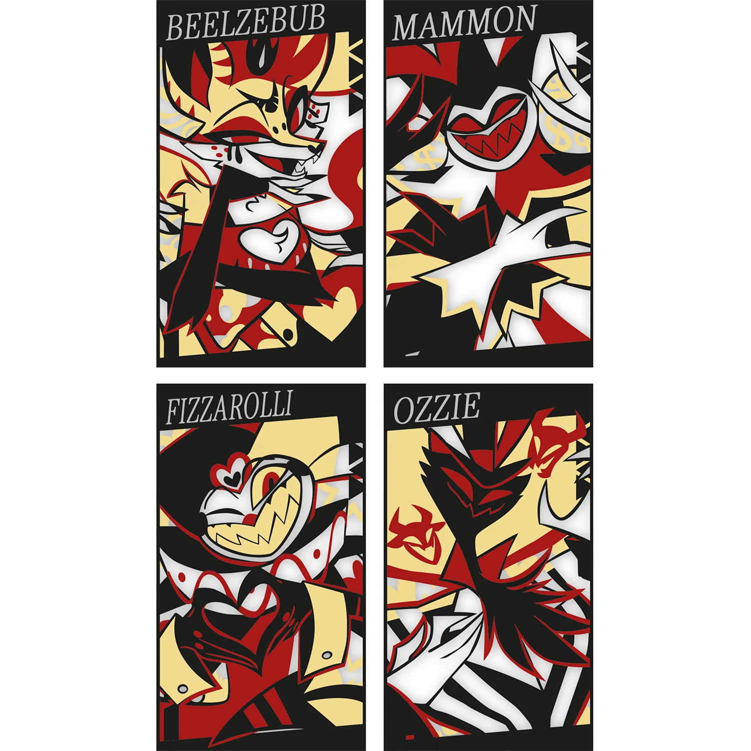 Helluva Boss Collectible Metal Cards - Series 2 - Wave 3 GOLD *FINAL SALE*