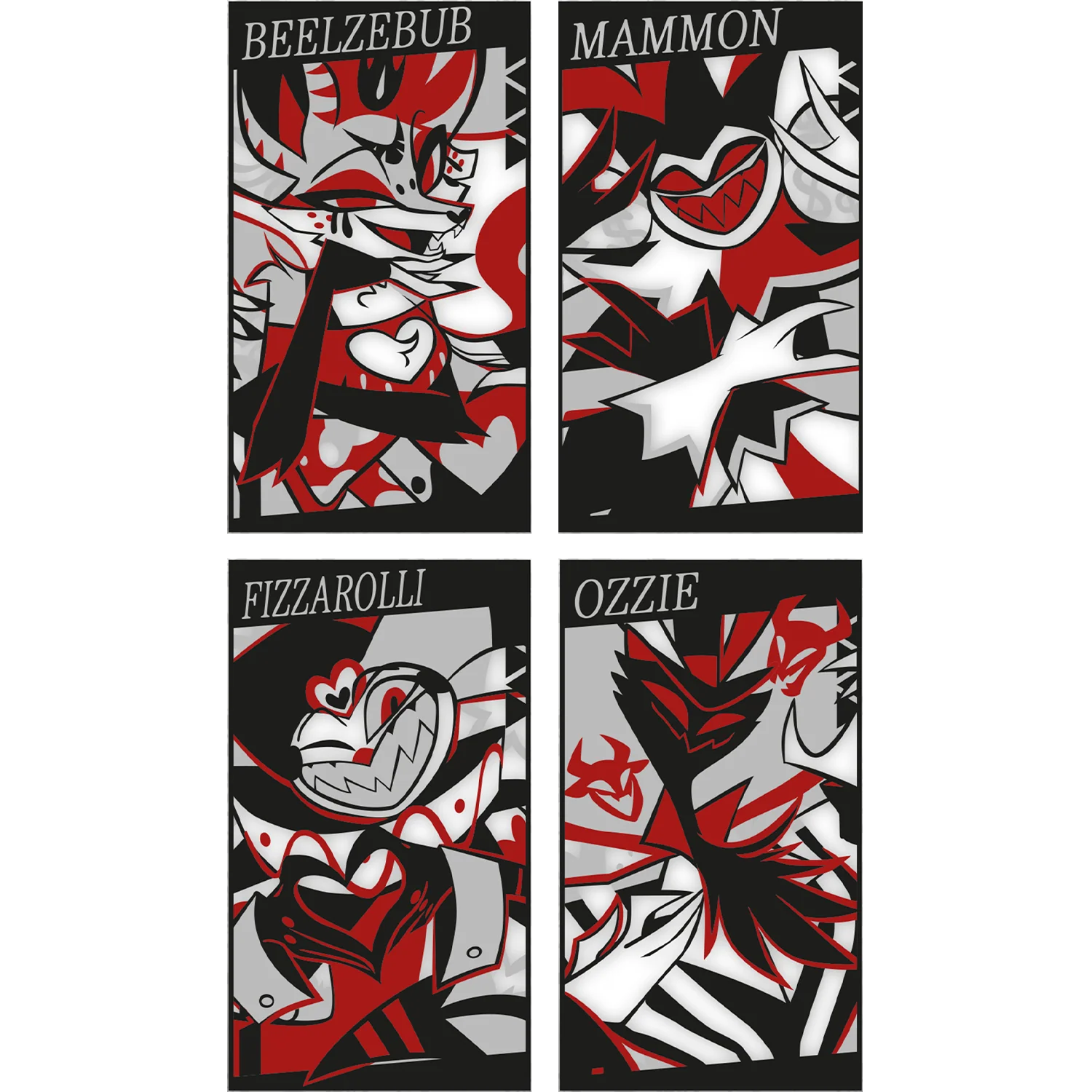 Helluva Boss Collectible Metal Cards - Series 2 - Wave 3 SILVER *FINAL SALE*