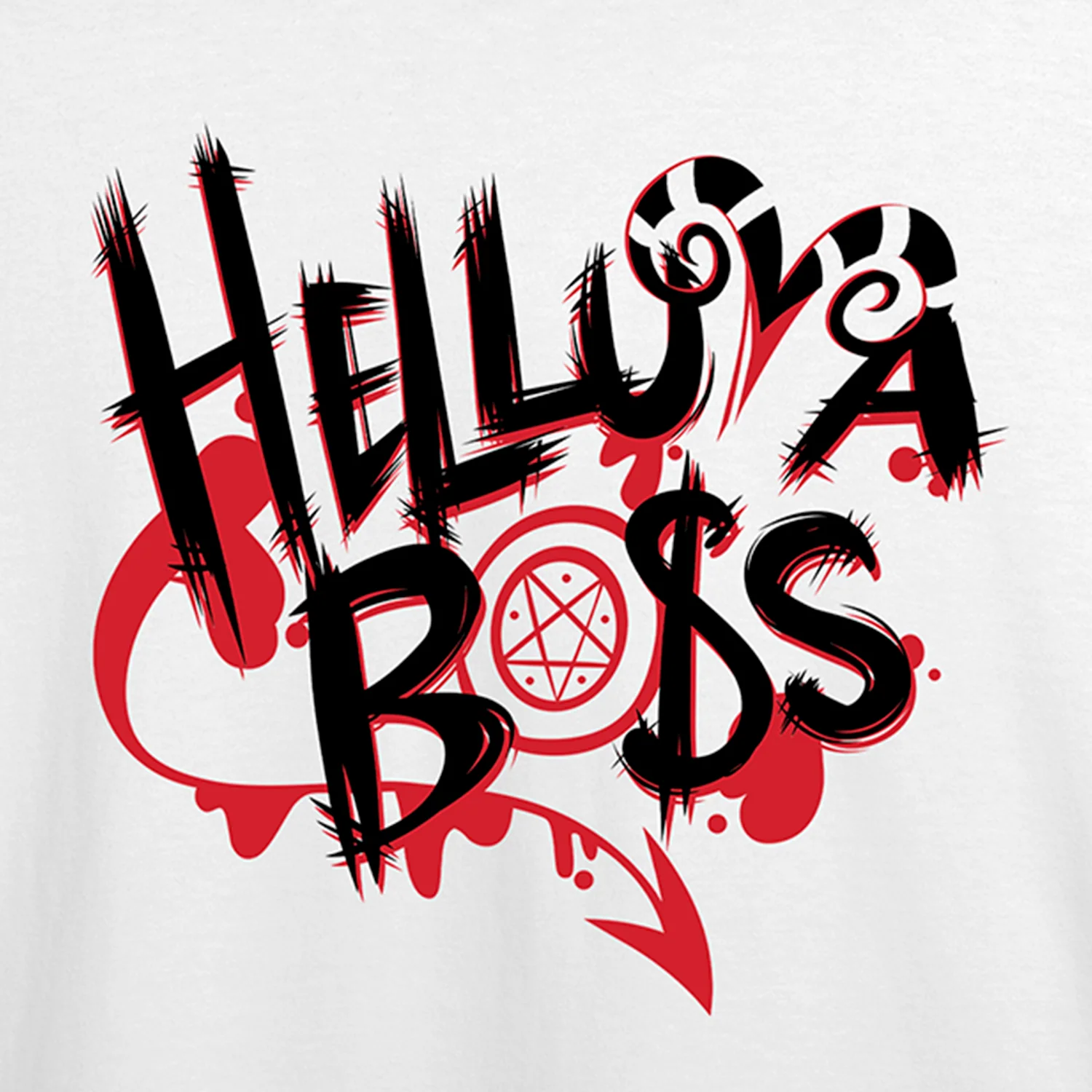 Helluva Boss Logo T-Shirt (White)