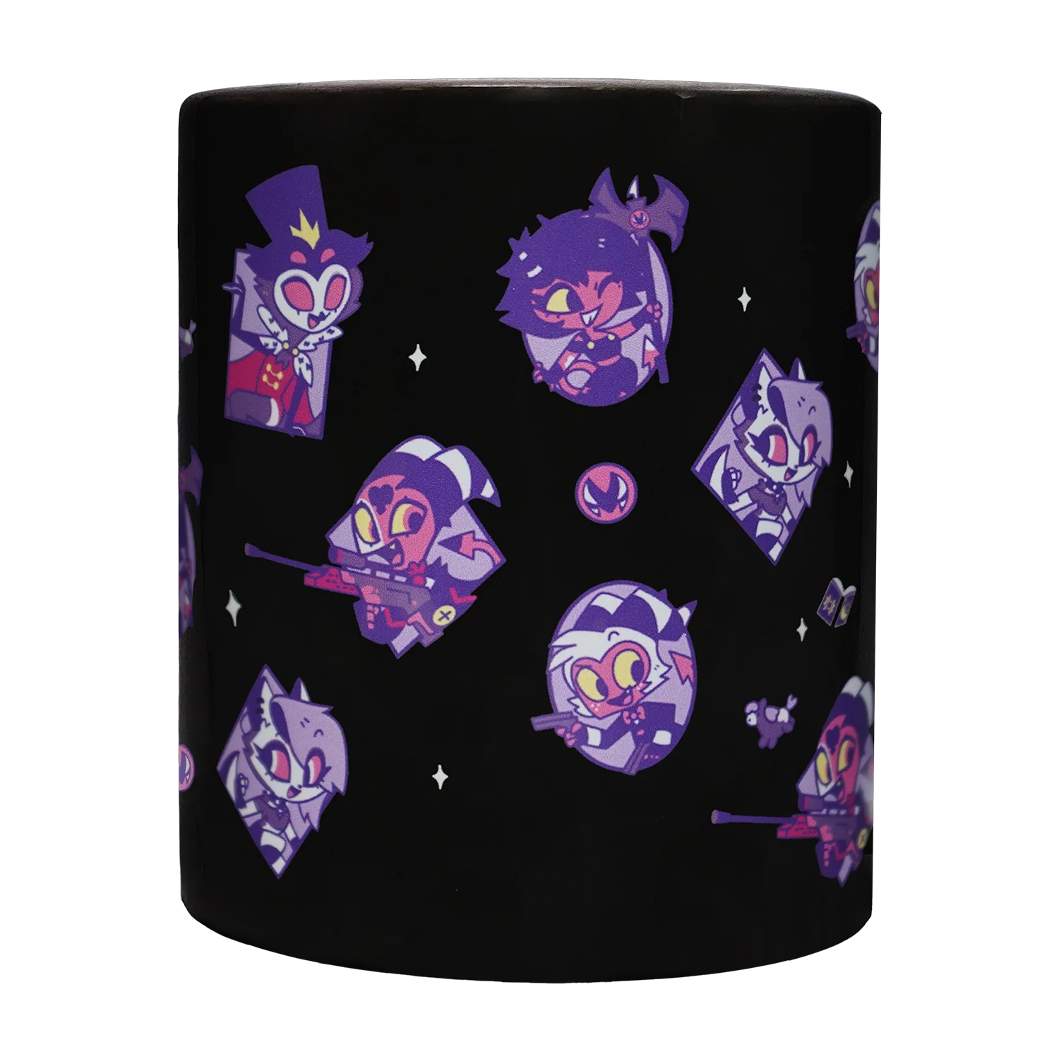 Helluva Boss Pattern Black Mug *LIMITED STOCK* - Image 2