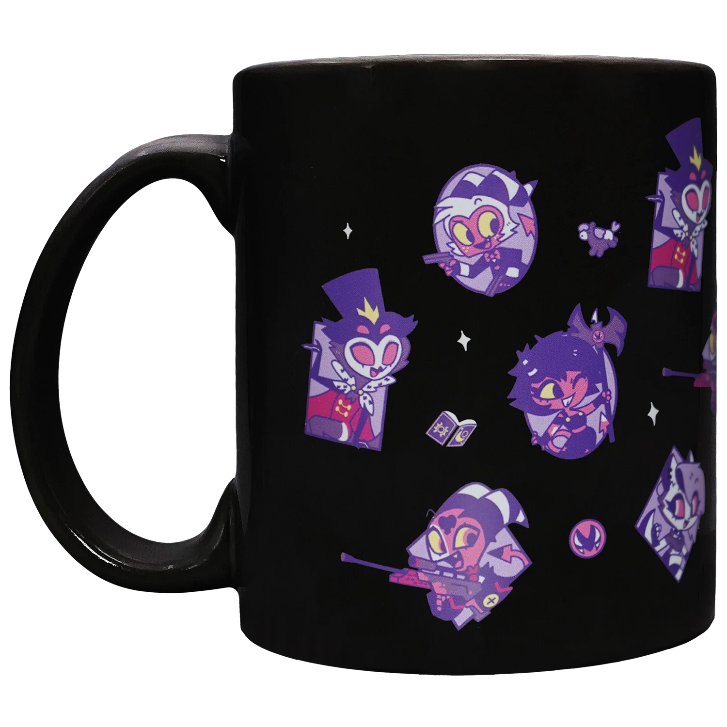 Helluva Boss Pattern Black Mug *LIMITED STOCK* - Image 3