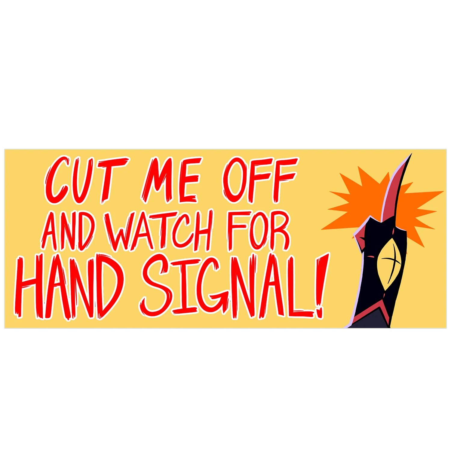 Drivezo Cut Me Off - Bumper Sticker