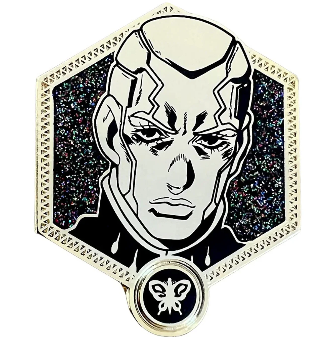 JOJO: Stone Ocean: Father Pucci Golden Enamel Pin *LAST CHANCE*