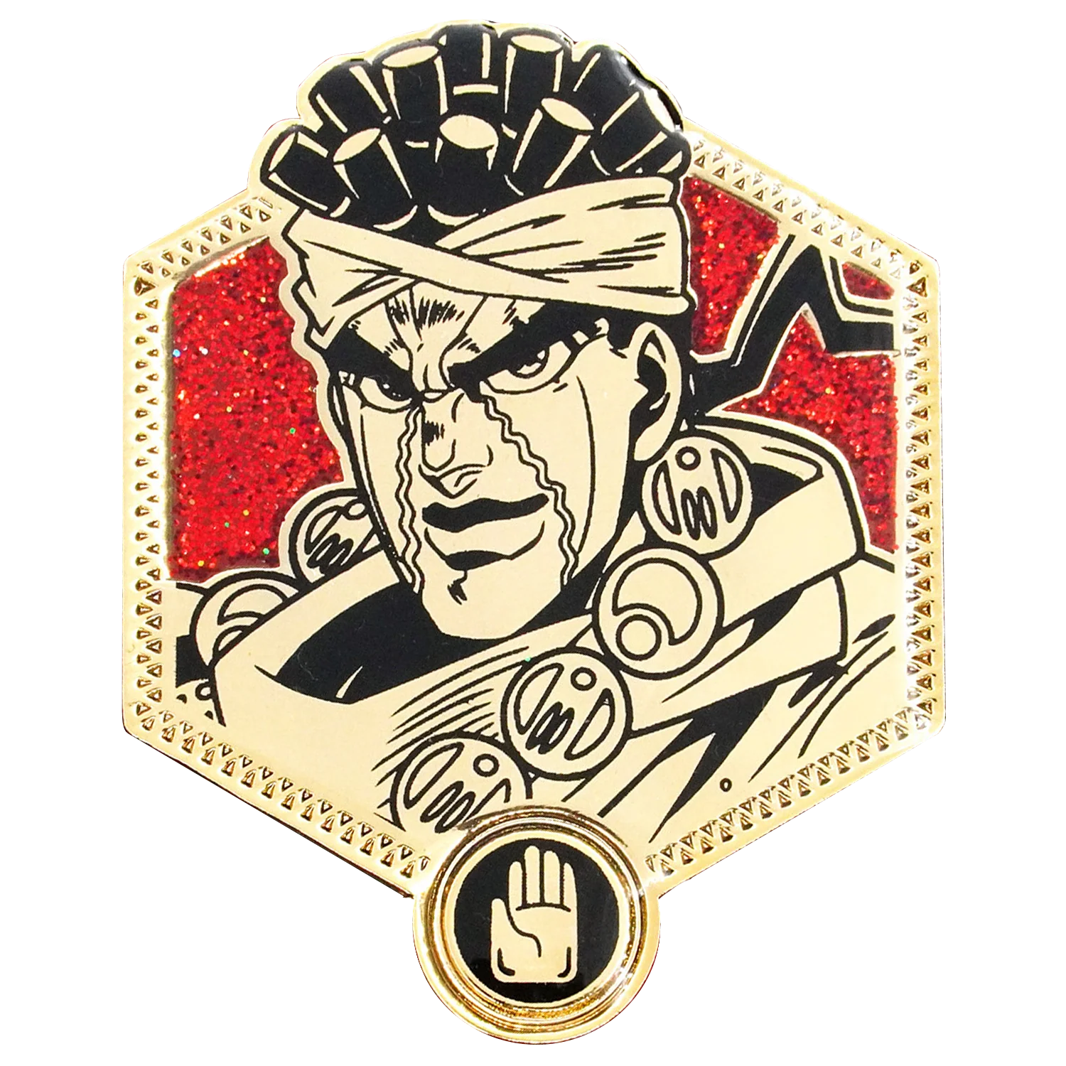 Jojo's Bizarre Adventure Golden Avdol Enamel Pin *LAST CHANCE*