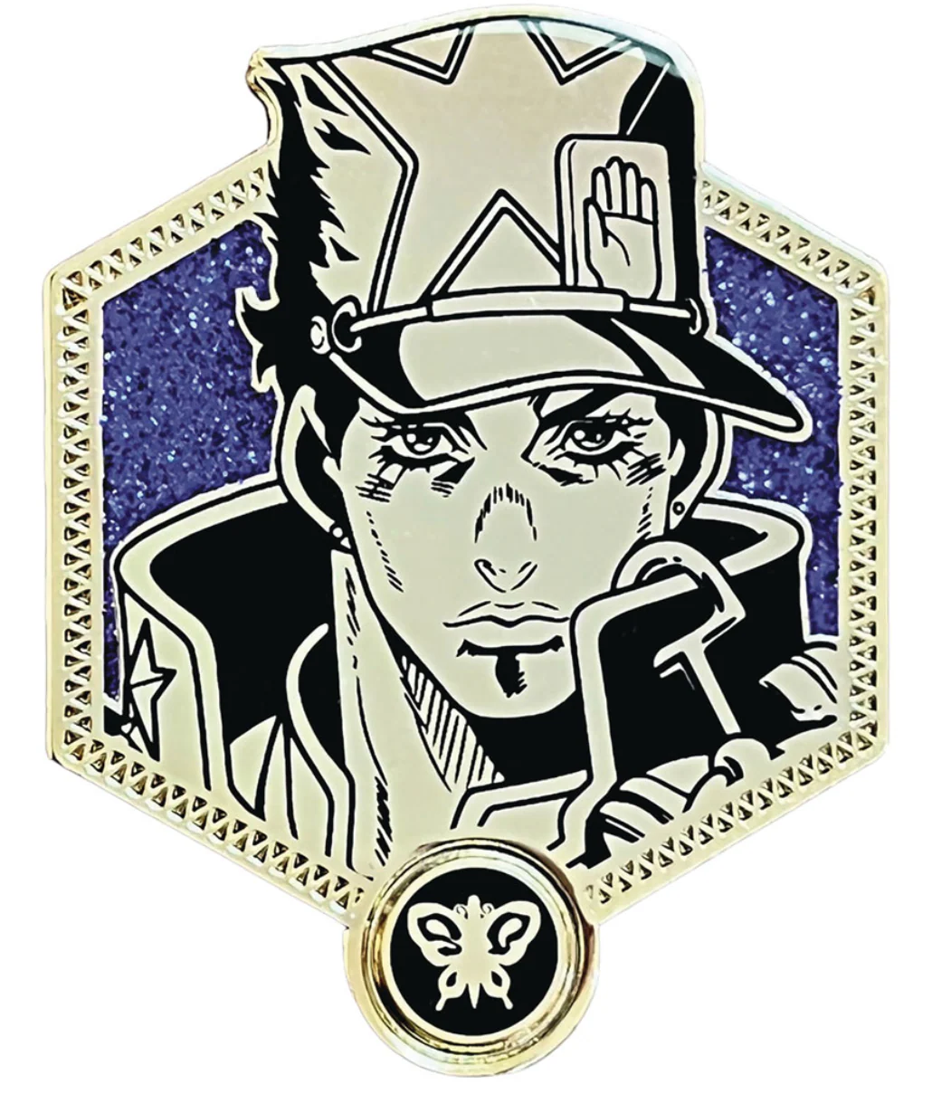 Jojo's Bizarre Adventure Pin: Stone Ocean Golden - Jotaro *LAST CHANCE*