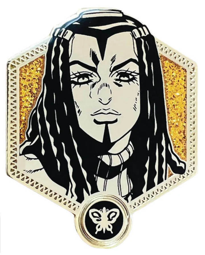 Jojos Bizarre Adventure Stone Ocean Golden Series Ermes Pin *LAST CHANCE*