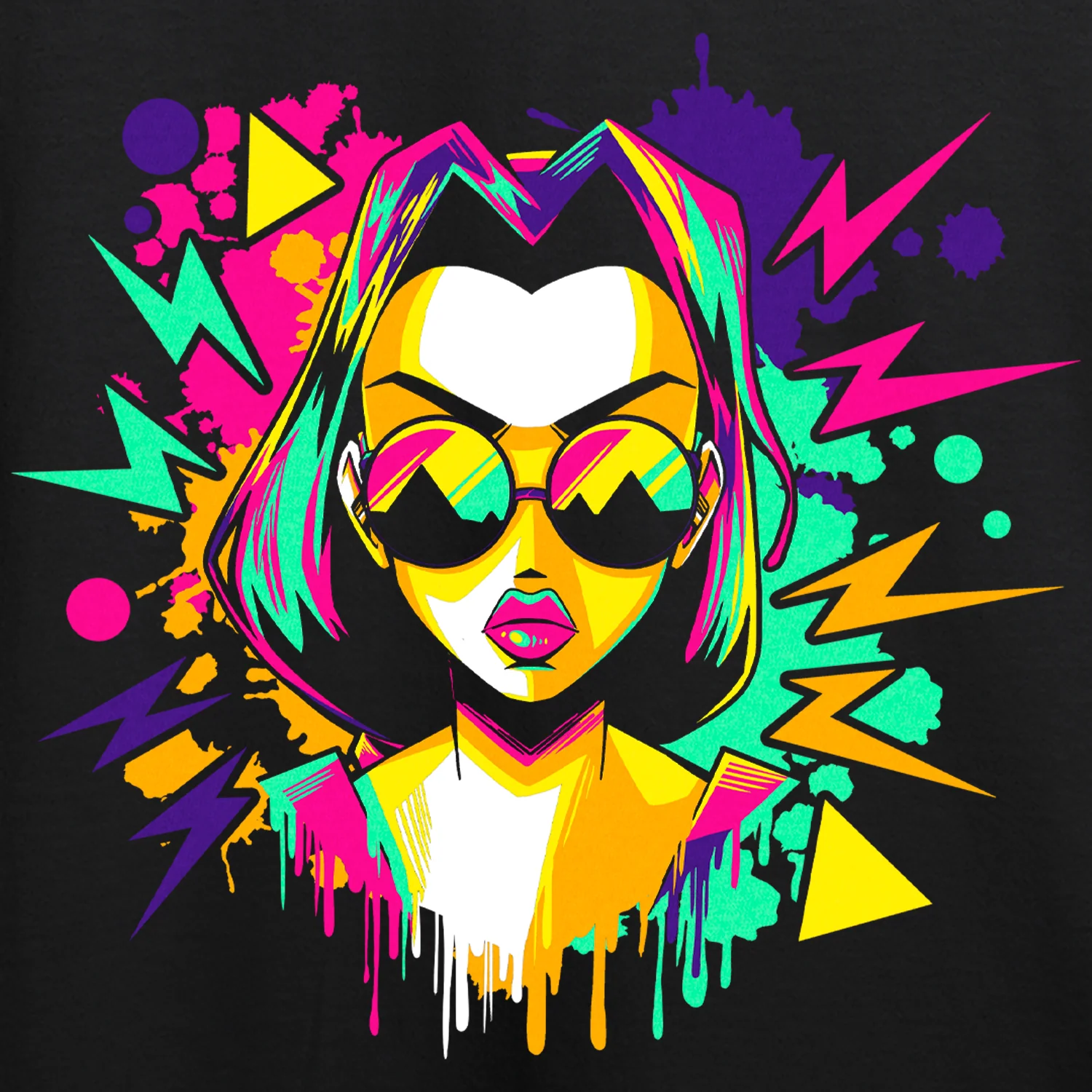 Lara 90s Retro Splatter - Image 2
