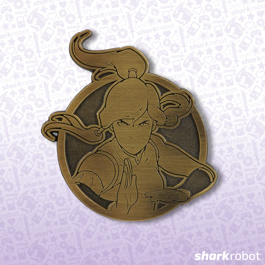 Legend of Korra - Korra Emblem Antique Gold Pin *LAST CHANCE*