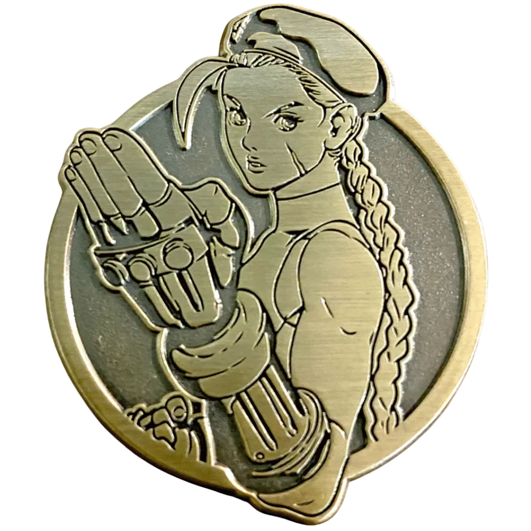 Limited Edition Emblem: Cammy - Street Fighter Enamel Pin