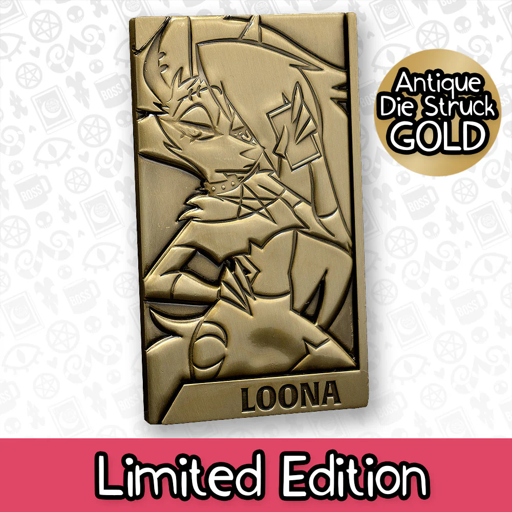 Loona Gold Plated Metal Collectible Card *FINAL SALE* - Image 3