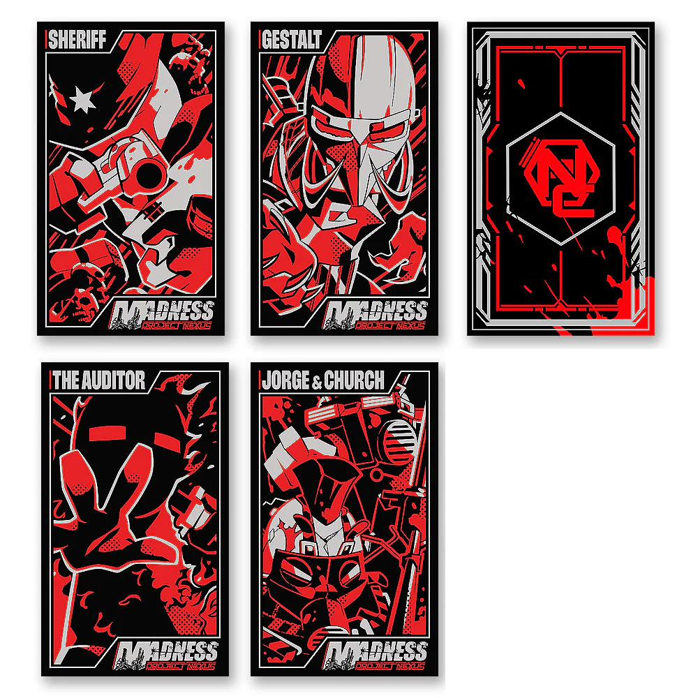 MADNESS: Project Nexus - Metal Card Set Series 3 *LIMITED STOCK*