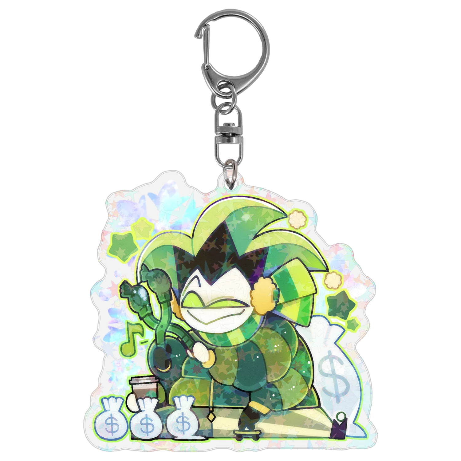 Mammon - Cozy Winter - Holographic Keychain *LIMITED STOCK*