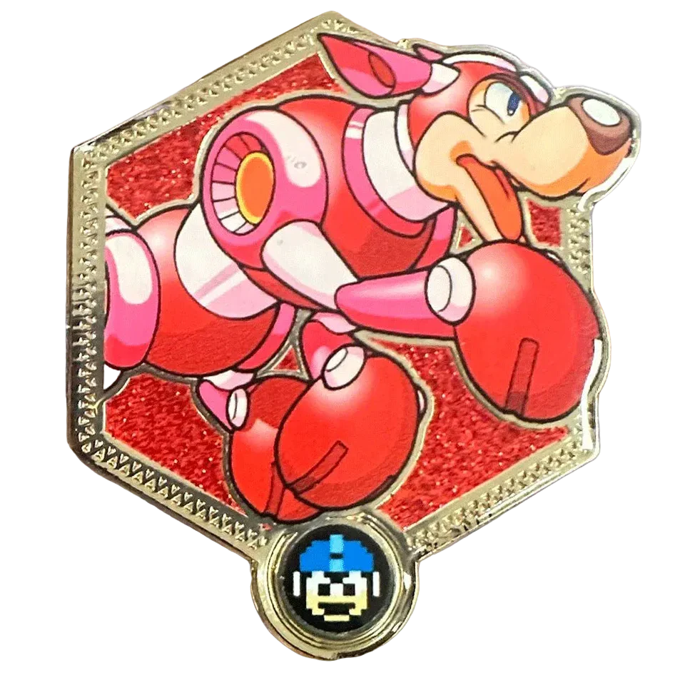 Golden Series 2: Rush - Mega Man Classic Pin