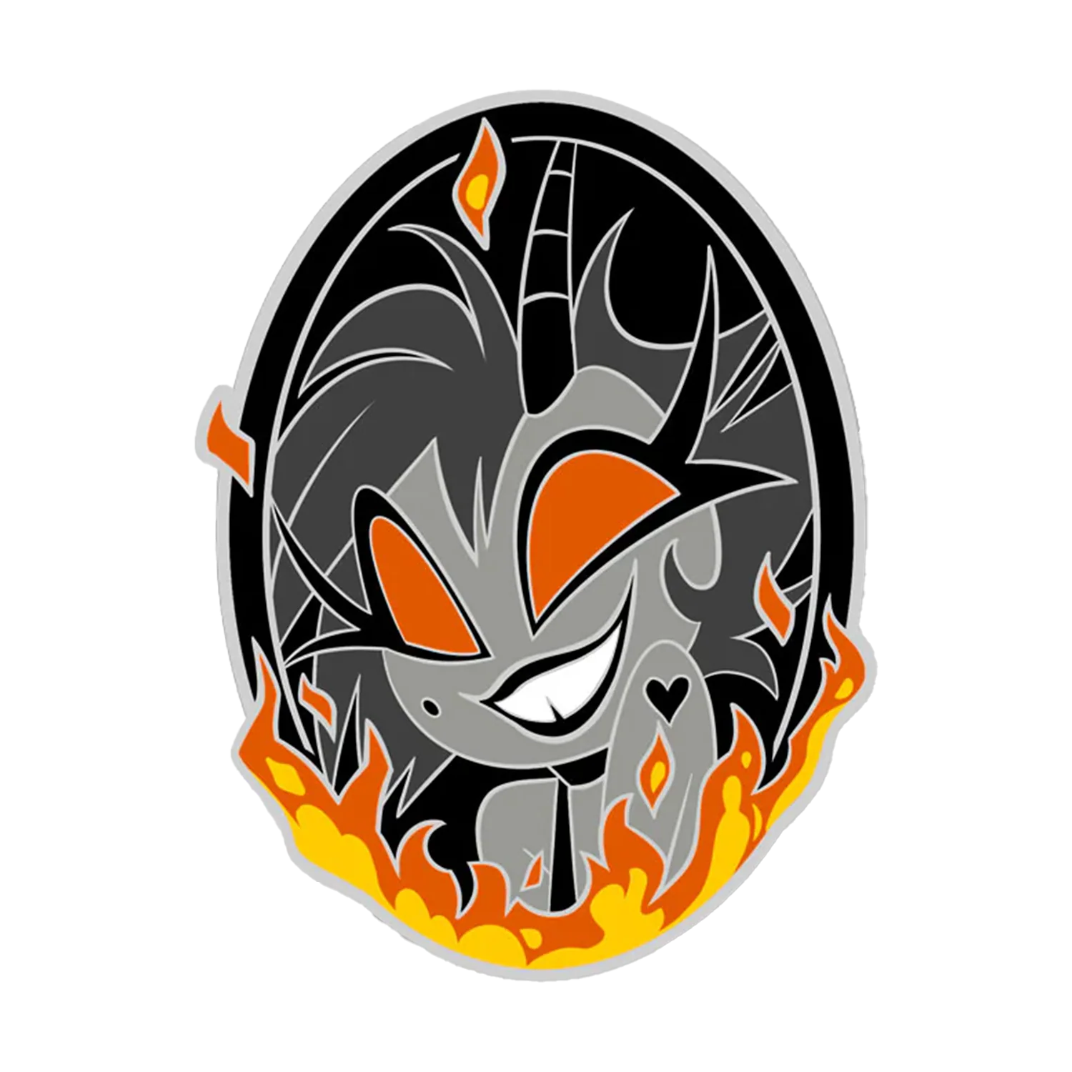 Millie Fiery Portrait - Enamel Pin *FINAL SALE*