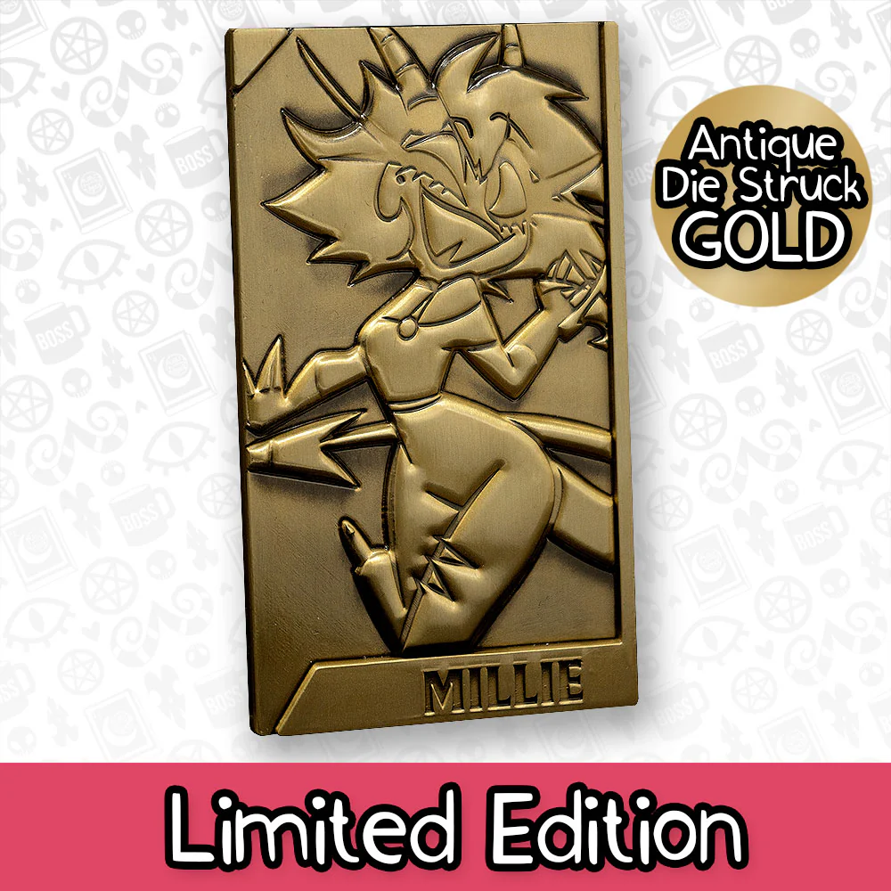 Millie Gold Plated Metal Collectible Card *FINAL SALE* - Image 3