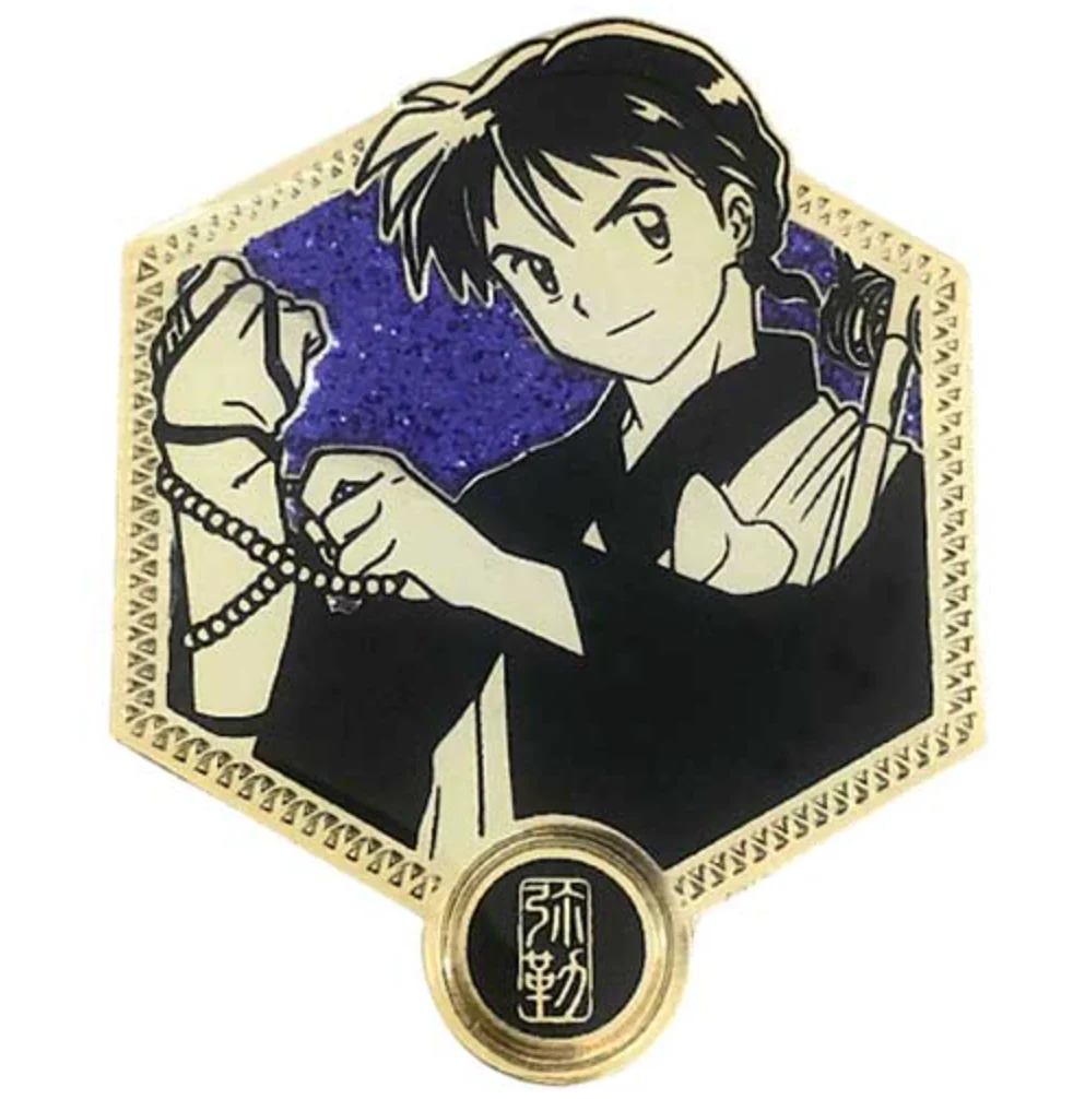 Miroku - Golden Series - 1st Edition Inuyasha Enamel  Pin *LAST CHANCE*