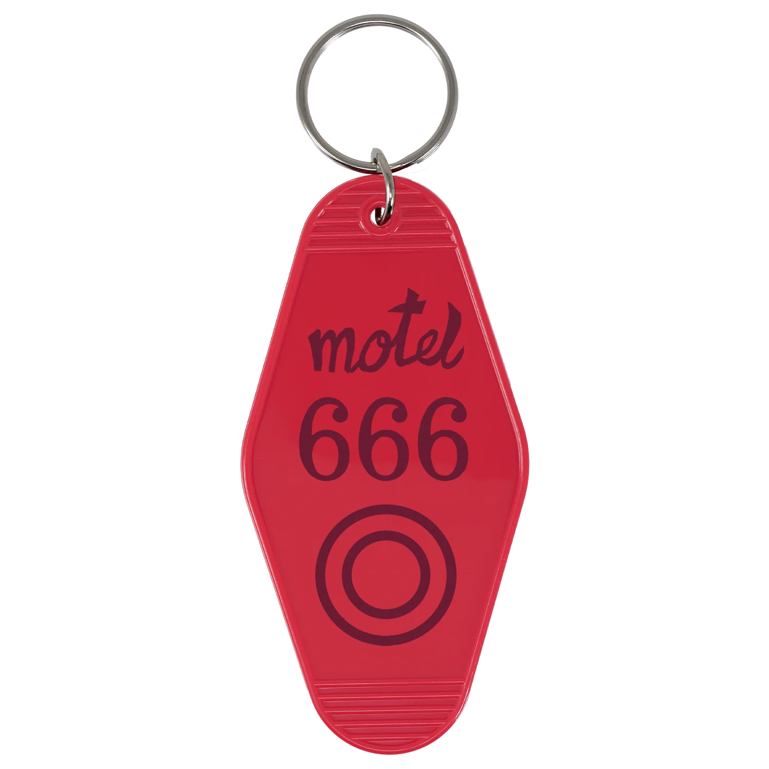 Motel 666 Keychain