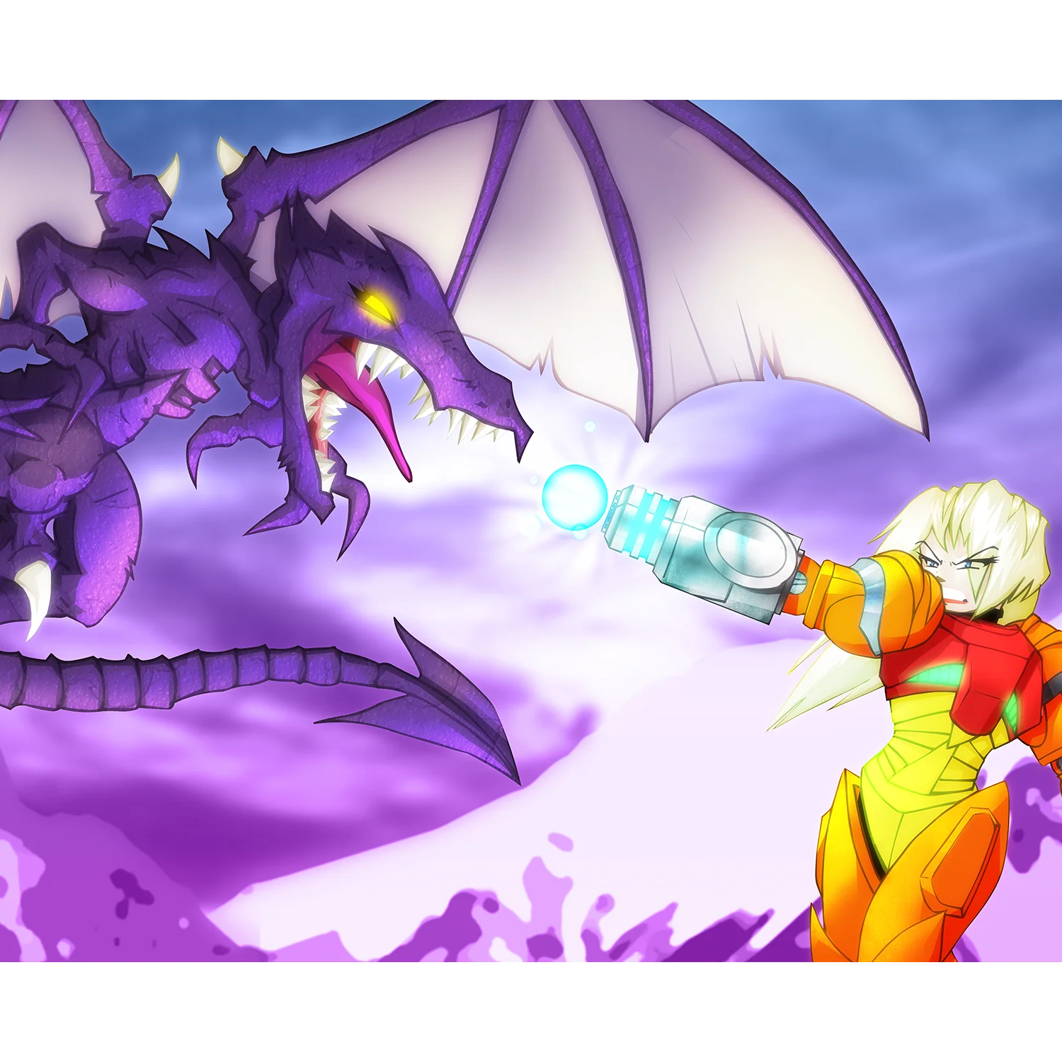 Mountain Top Fight - Poster Print *LAST CHANCE*